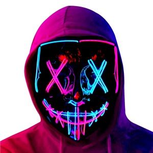 Light Up Purge Mask, New!